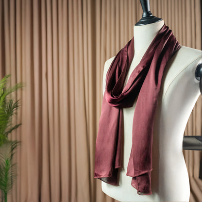 Pashmina Hijab Midnight Maroon (PMM)