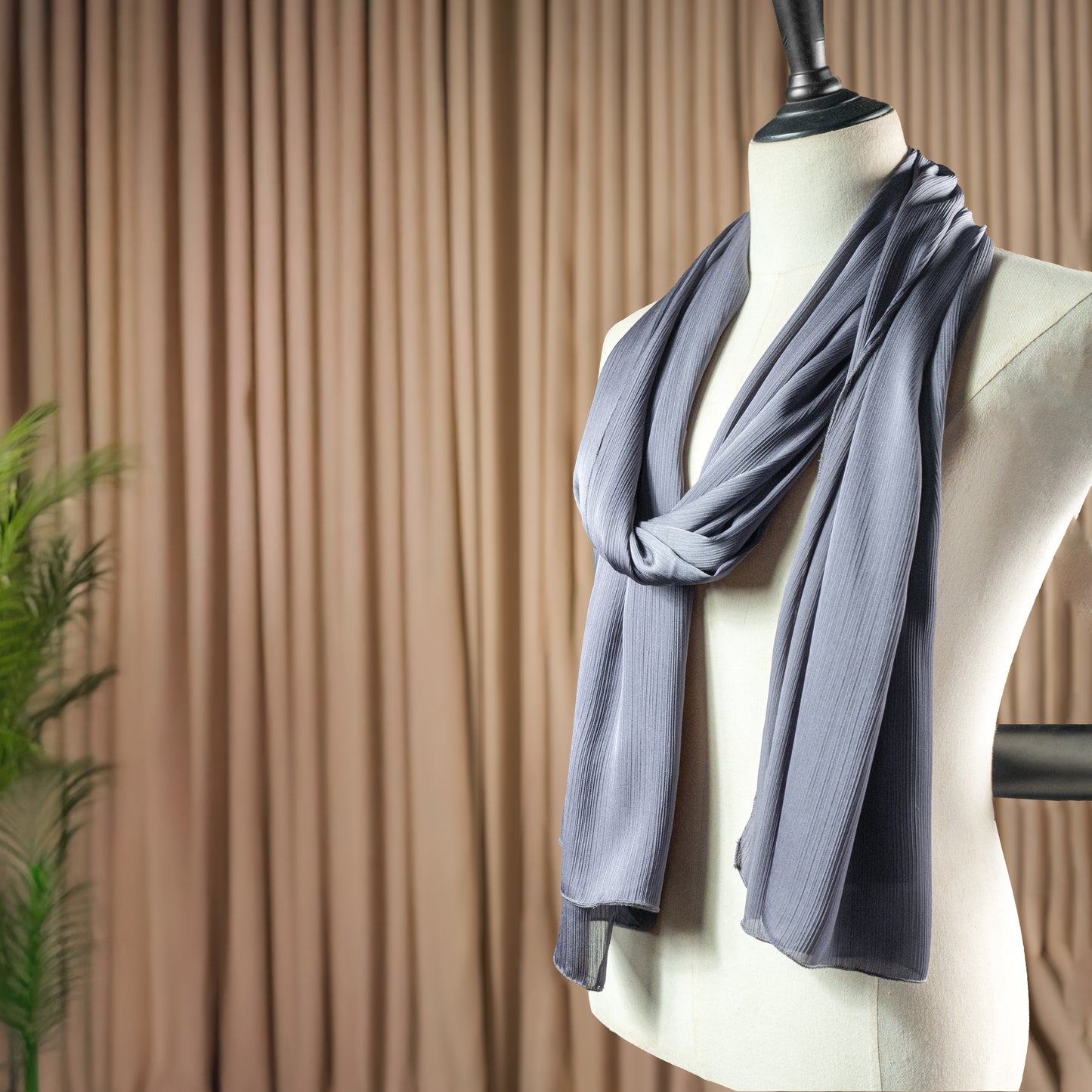 Pashmina Hijab Slate Gray (PSG)