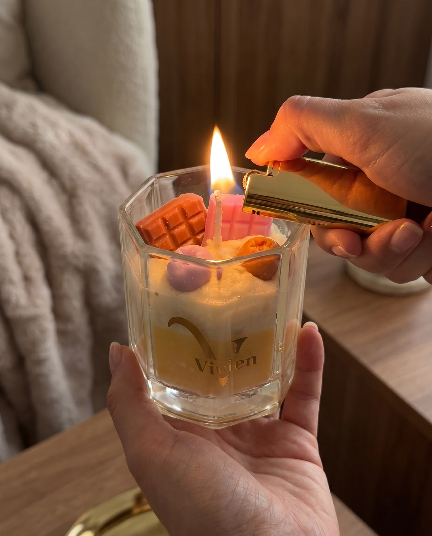 Crème Dessert Candle