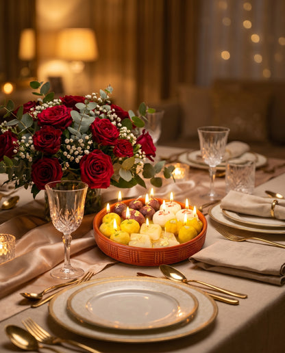 Dessert Theme Thali Candle