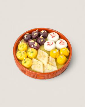 Dessert Theme Thali Candle