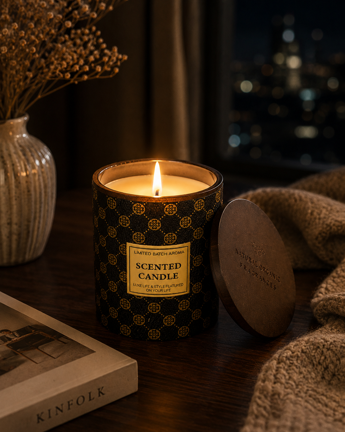 Scented Candle - Ebony Rose