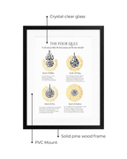 Four Quls Calligraphy Frame