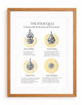 Four Quls Calligraphy Frame