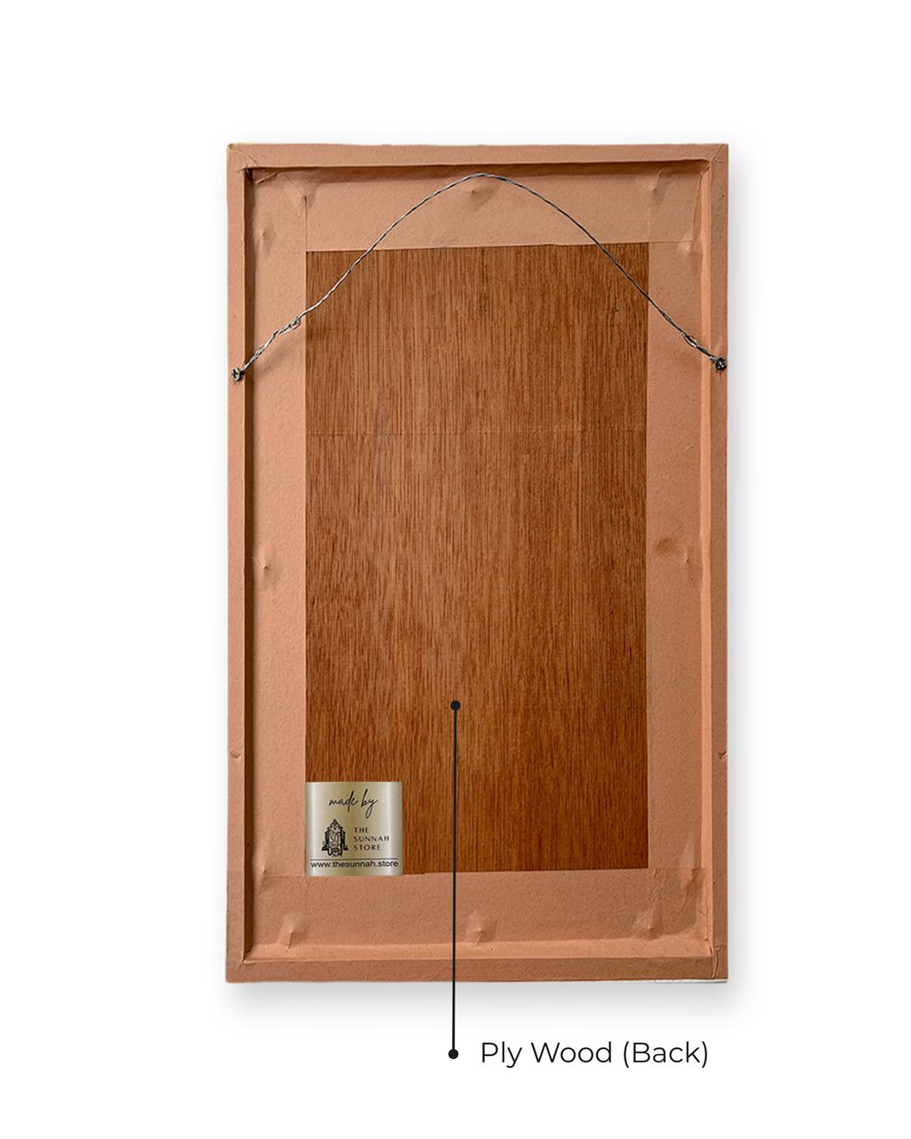 Zikr Minimal Glass Frame (English Meaning)