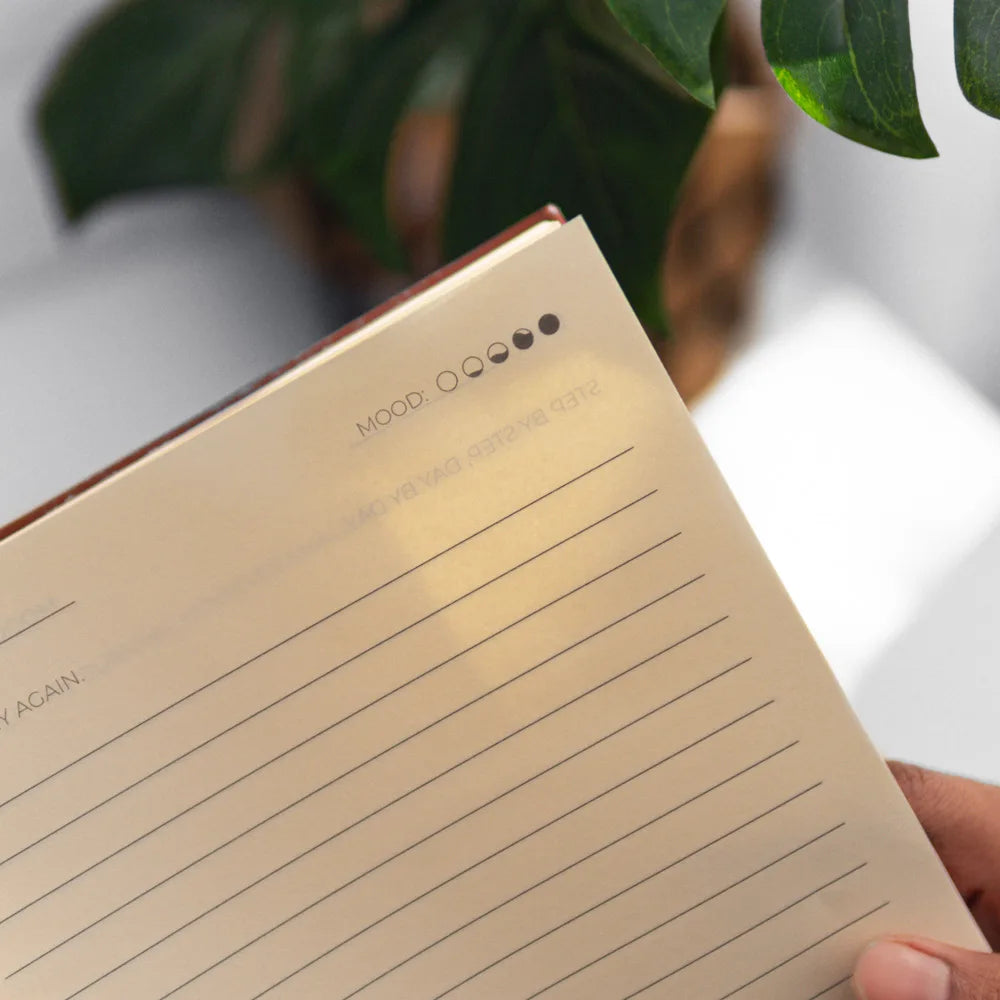 Grow Through What you go through Gold Foiled Notebook
