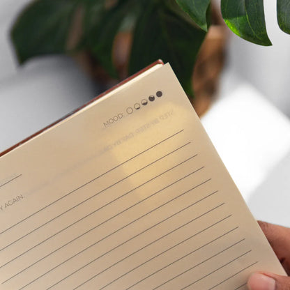 Grow Through What you go through Gold Foiled Notebook