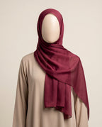 Pashmina Hijab Dark Maroon (PDM)