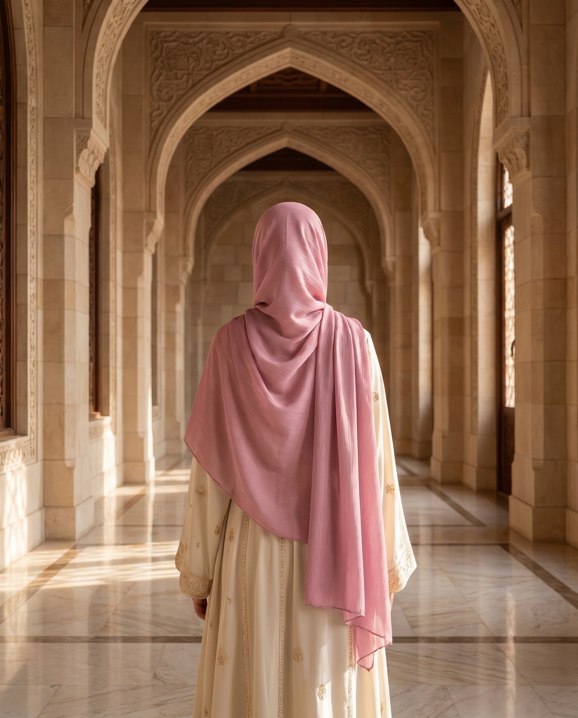 Pashmina Hijab Flamingo Pink (PFP)