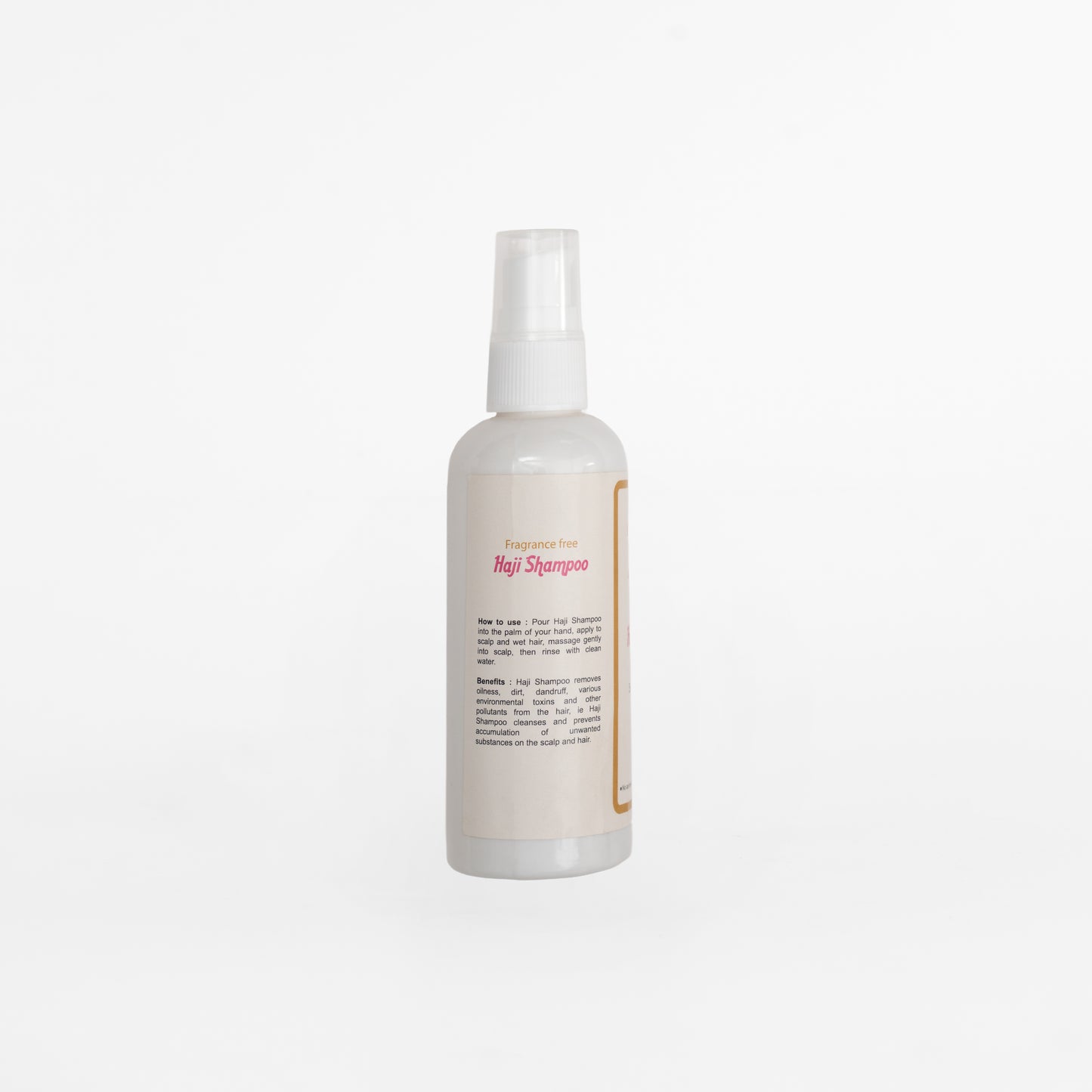 Fragnance Free Hajj Shampoo