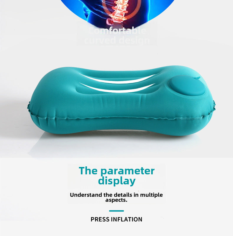 Inflatable Pillow hand press feature