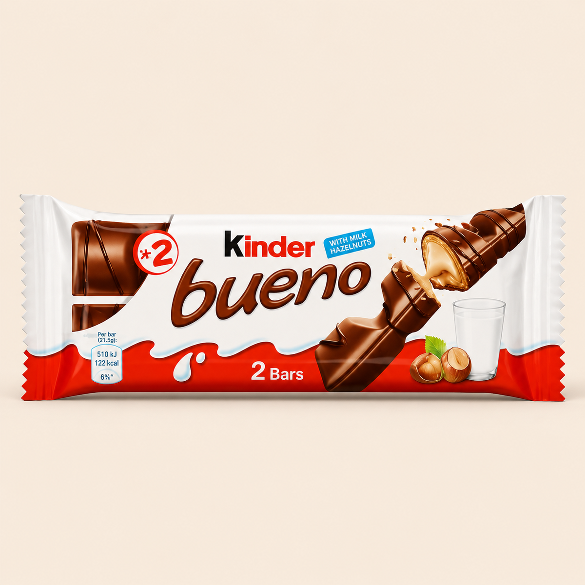 Kinder Bueno 2 Bars 43g