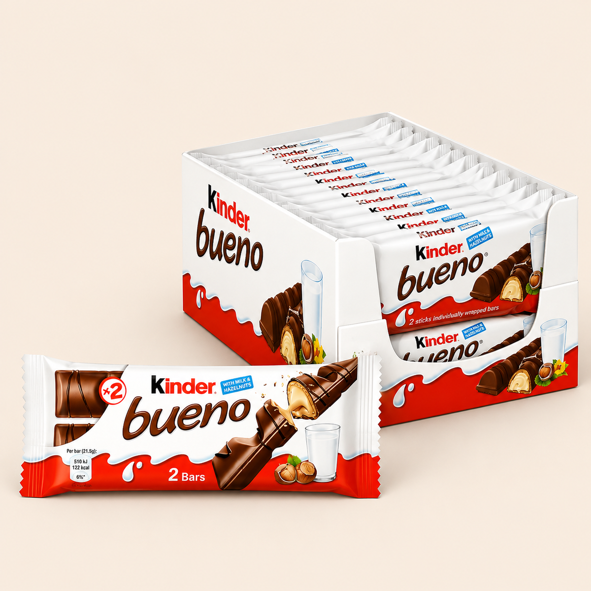Kinder Bueno 30 Bars Box