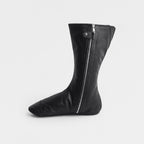 Leather socks - Black
