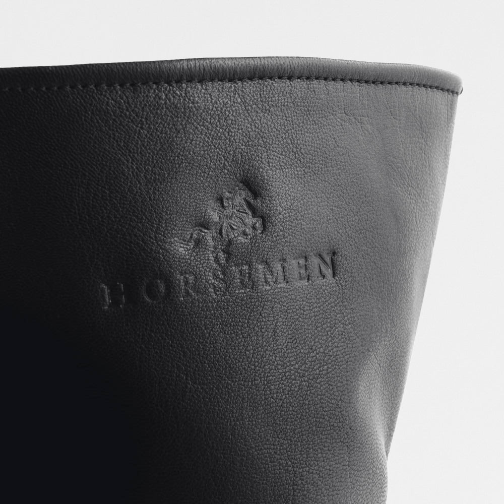 Leather socks - Black