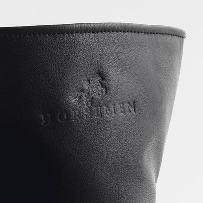 Leather socks - Black
