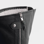Leather socks - Black