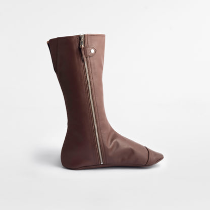Leather socks - Brown
