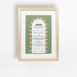 Nikah Nama 16 Frame