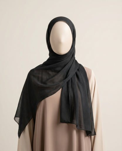 Pashmina Hijab Black (PBK)