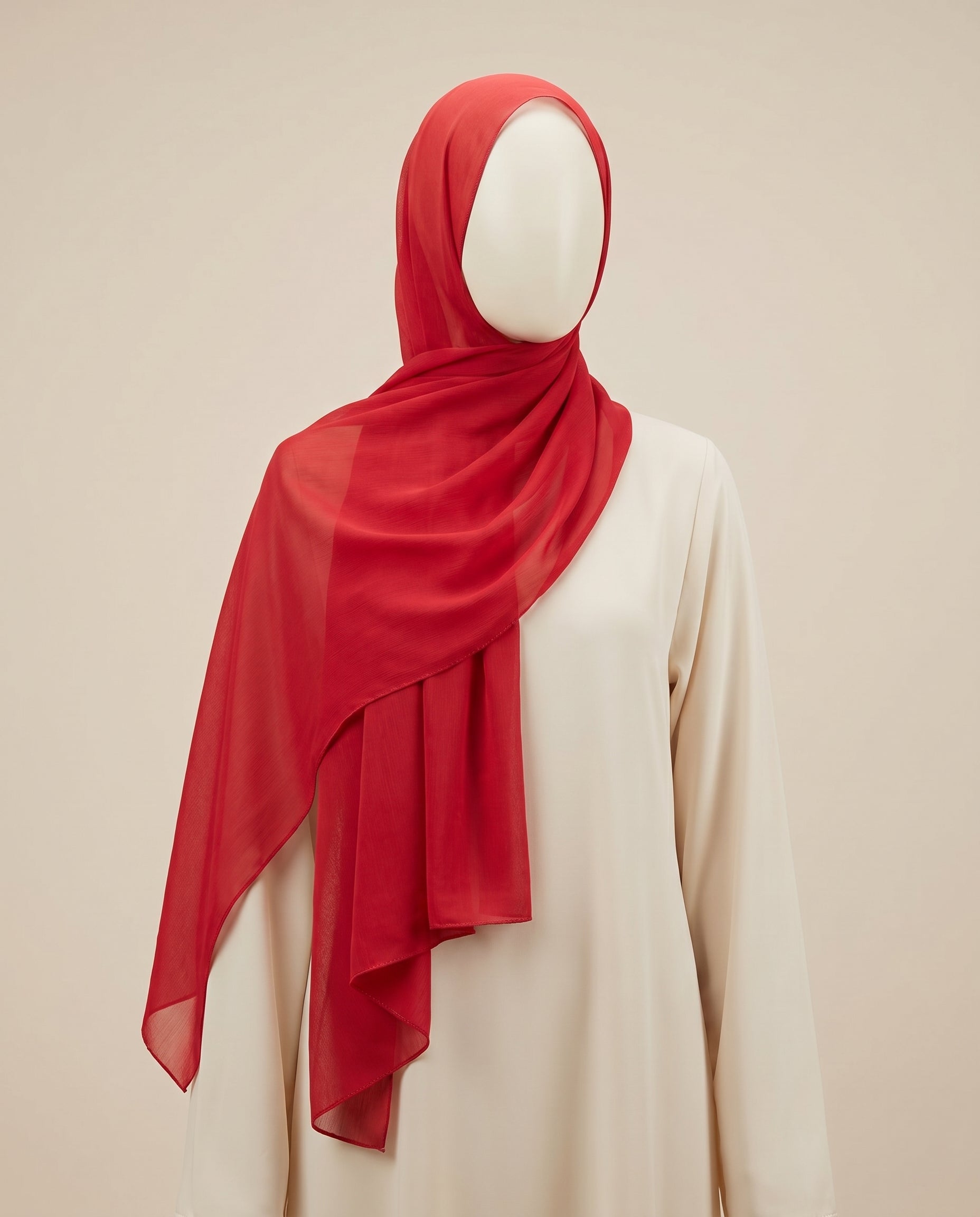 Pashmina Hijab Blood Red (PBR)