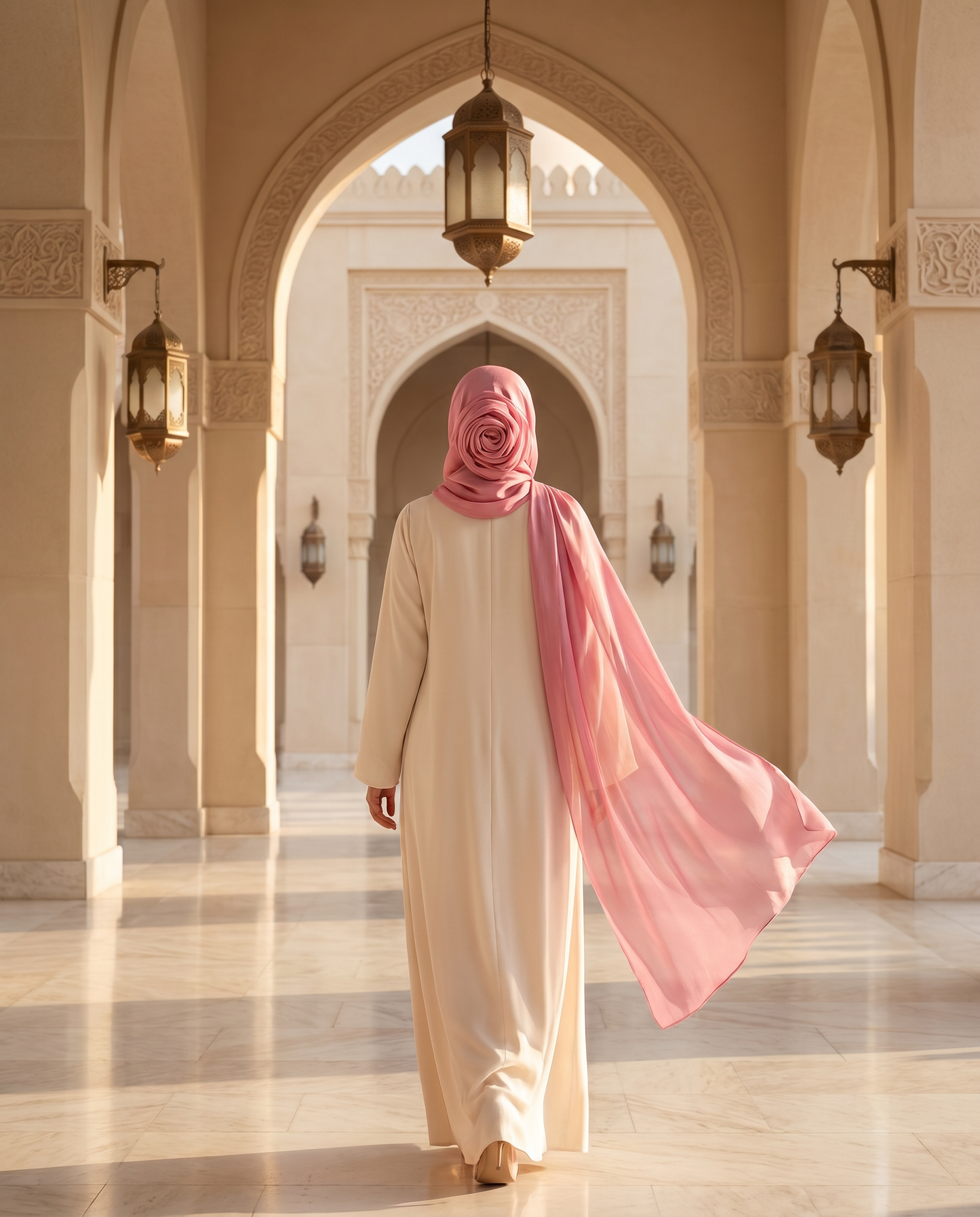 Pashmina Hijab Canon pink (PCP)