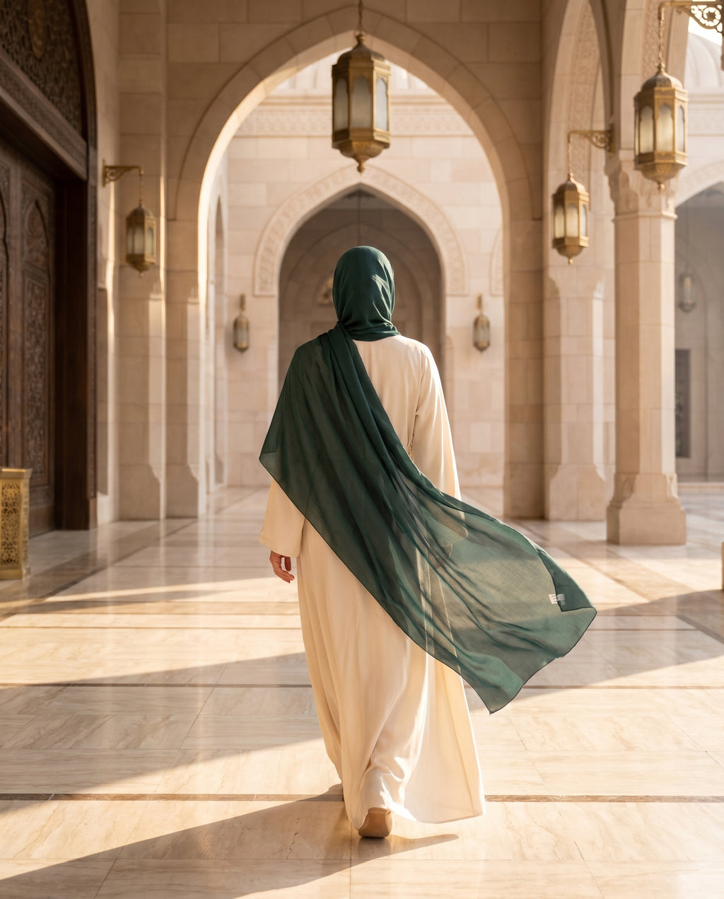 Pashmina Hijab Emerald Green (PEG)