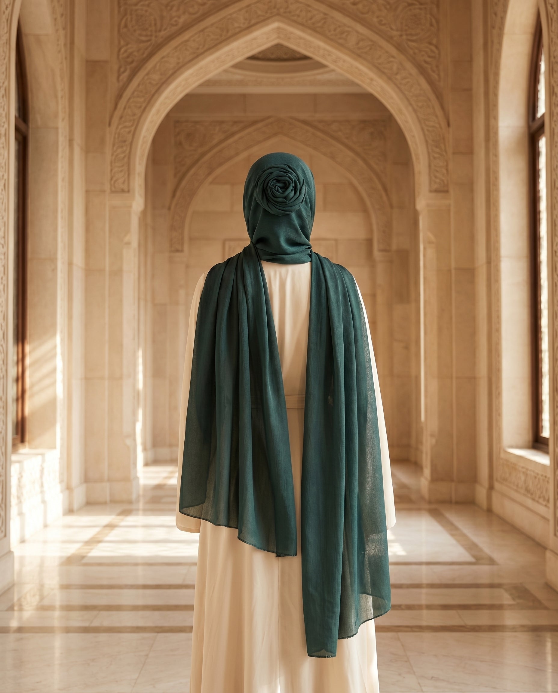 Pashmina Hijab Emerald Green (PEG)