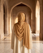 Pashmina Hijab Metallic Golden (PMG)