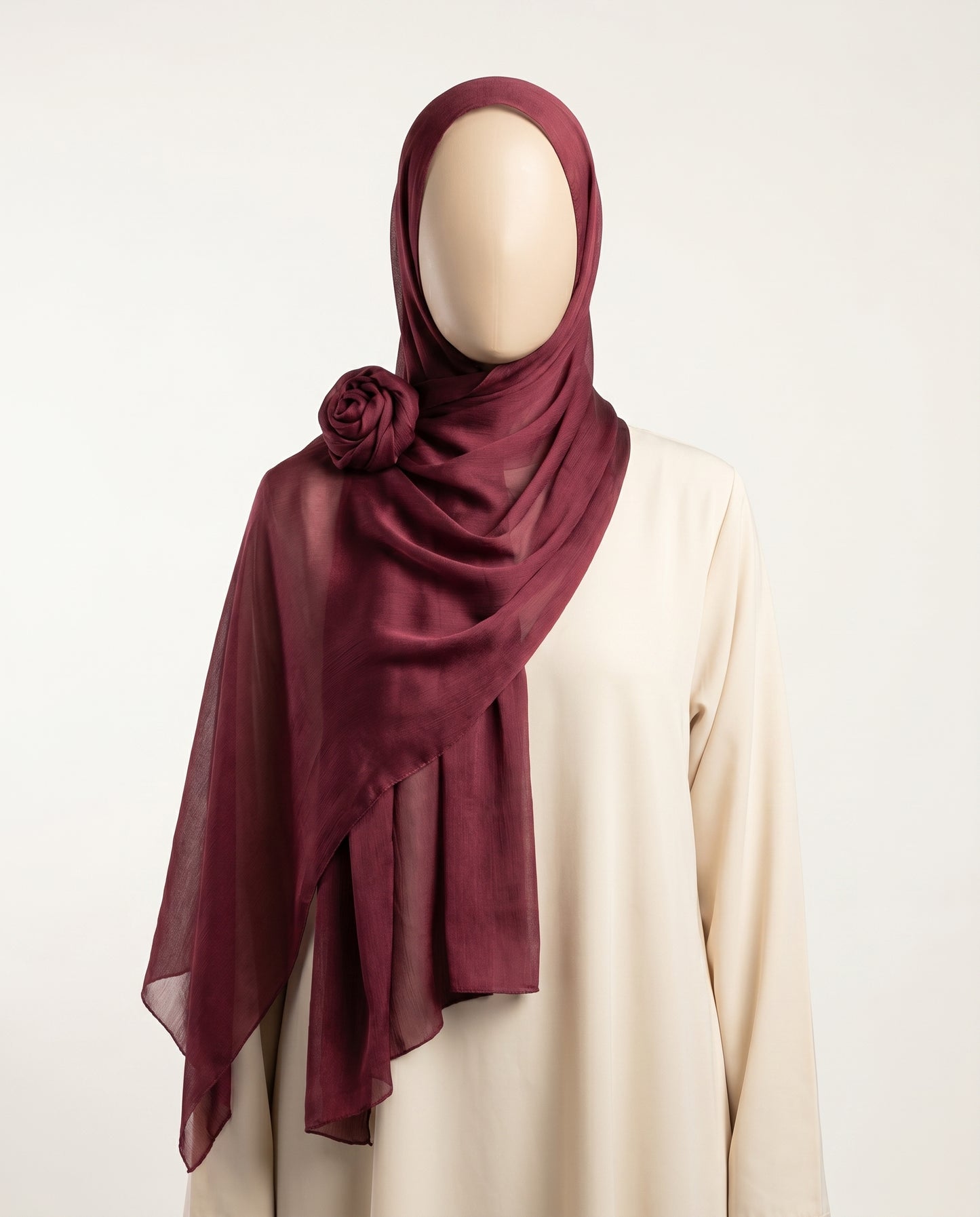 Pashmina Hijab Midnight Maroon (PMM)