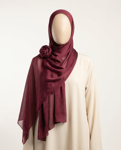 Pashmina Hijab Midnight Maroon (PMM)