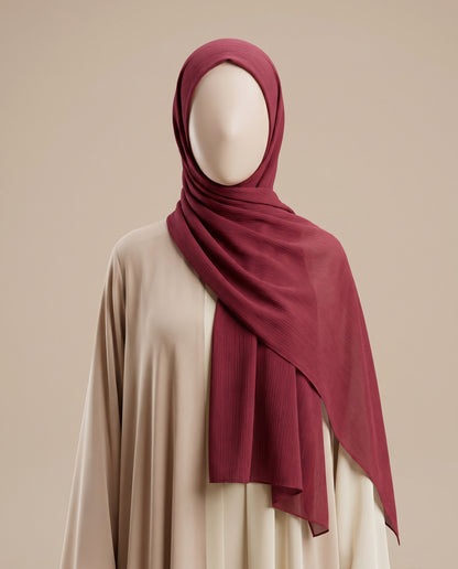 Pashmina Hijab Royal Maroon (PRM)