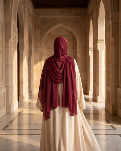 Pashmina Hijab Royal Maroon (PRM)