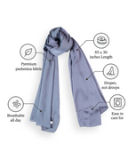 Pashmina Hijab Slate Gray (PSG)