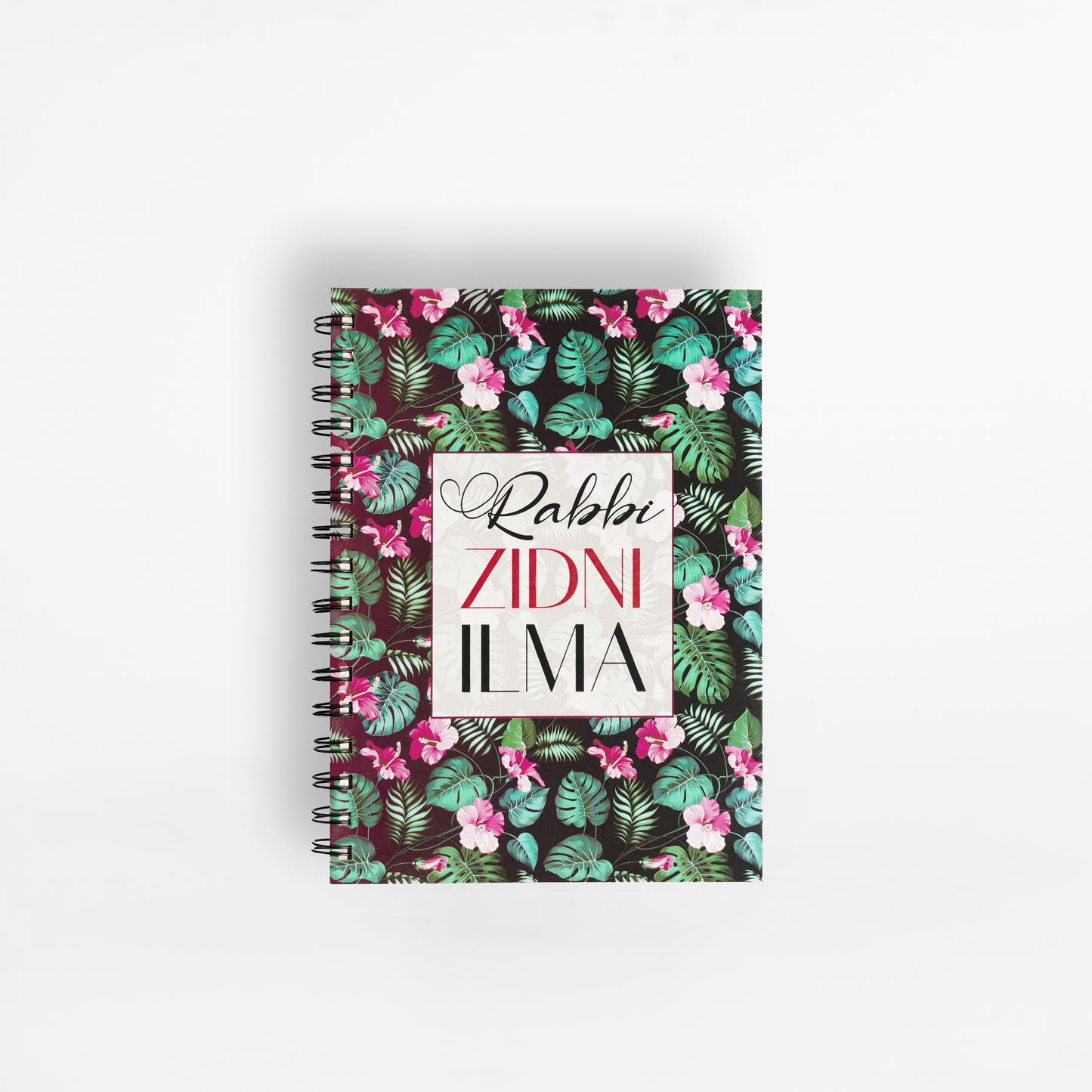Rabbi Zidni Ilma Floral Notebook