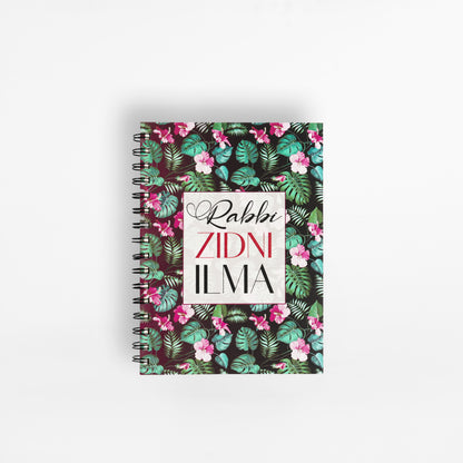Rabbi Zidni Ilma Floral Notebook