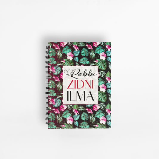Rabbi Zidni Ilma Floral Notebook