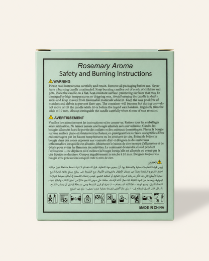 Scented Candle - Rosemary Aroma