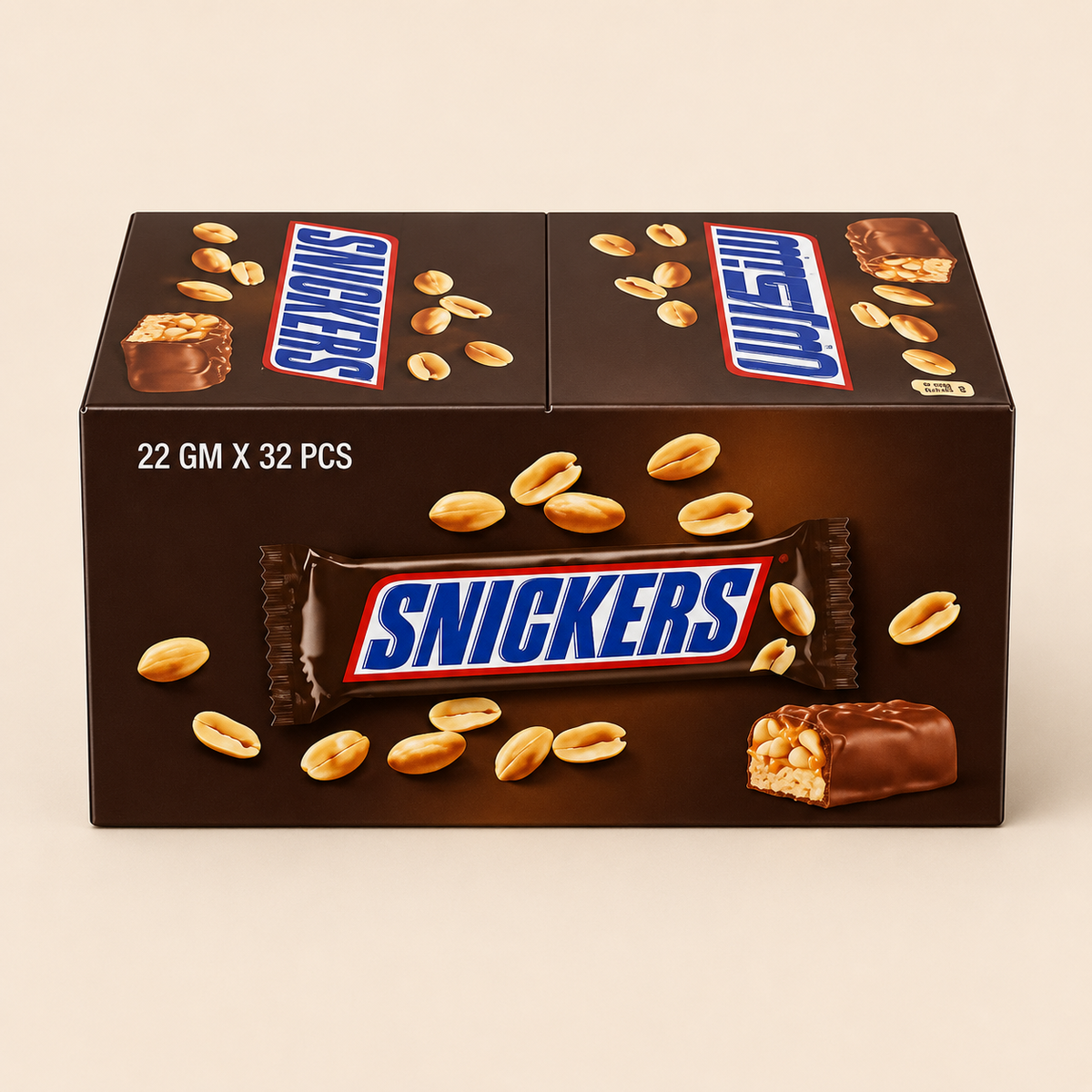 Snickers Chocolate 22g 32 Pieces Box