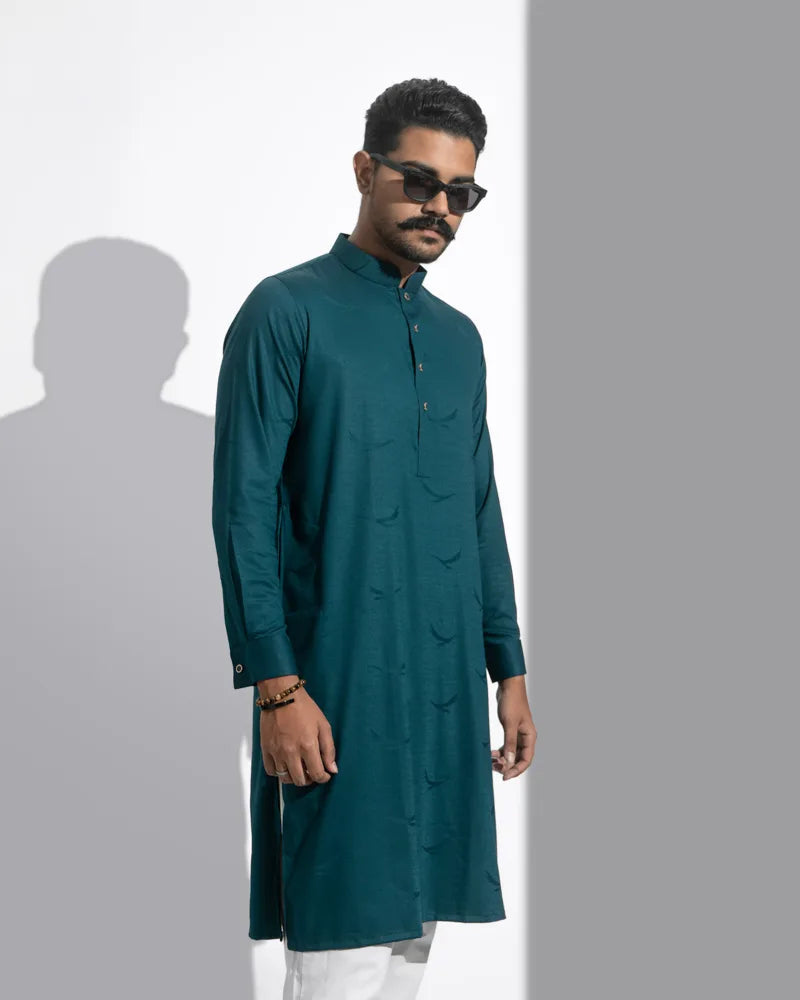 Supreme Panjabi | Petrol Blue