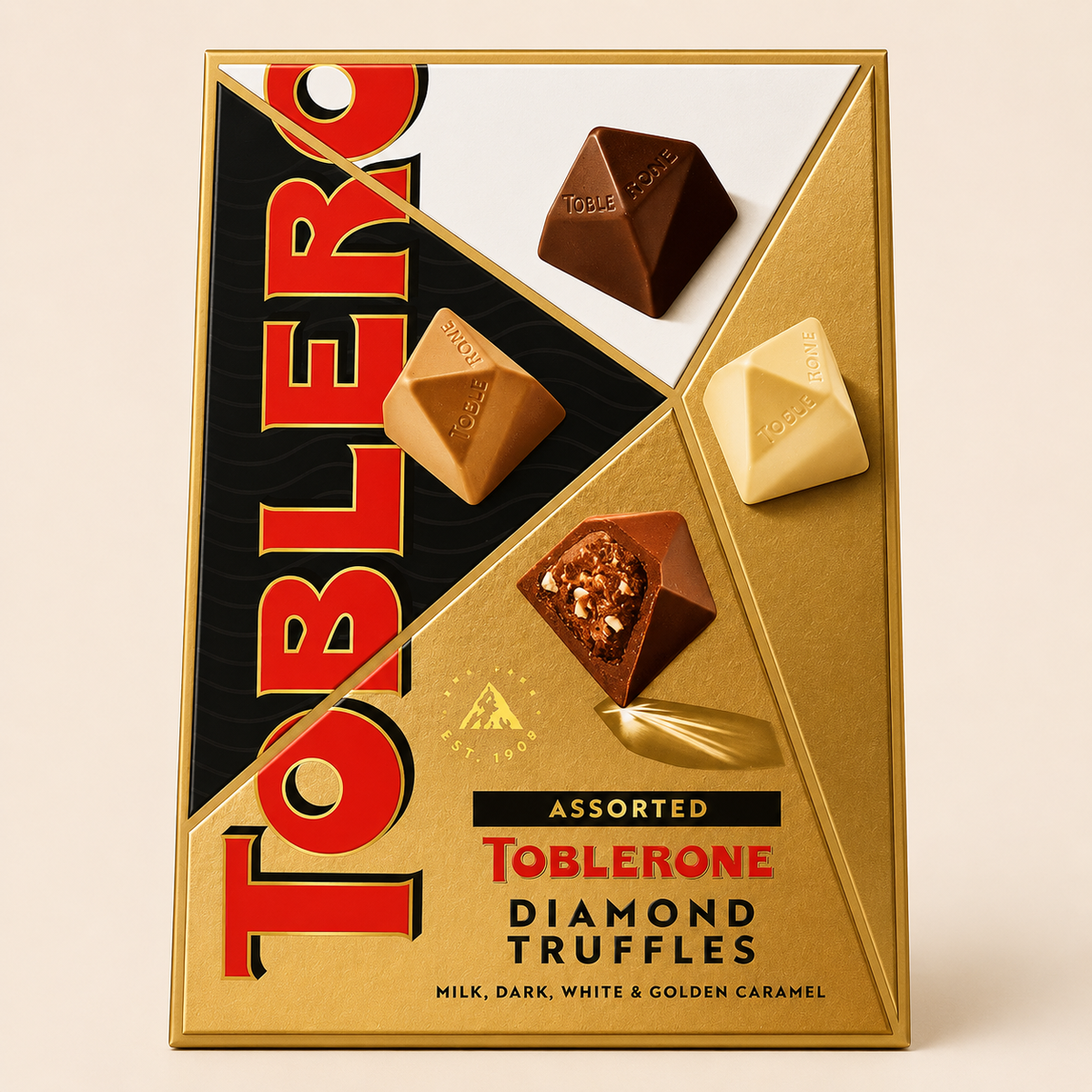 Toblerone Assorted Diamond Chocolate Truffles 180g