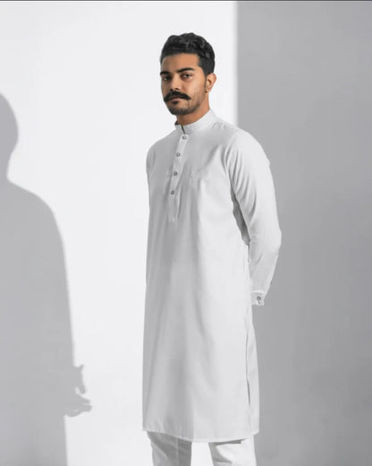 Platinum Panjabi | Dove White