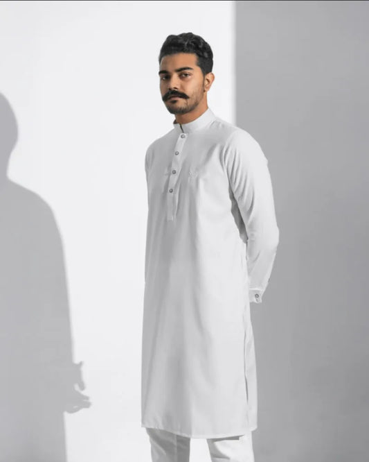 Platinum Panjabi | Dove White