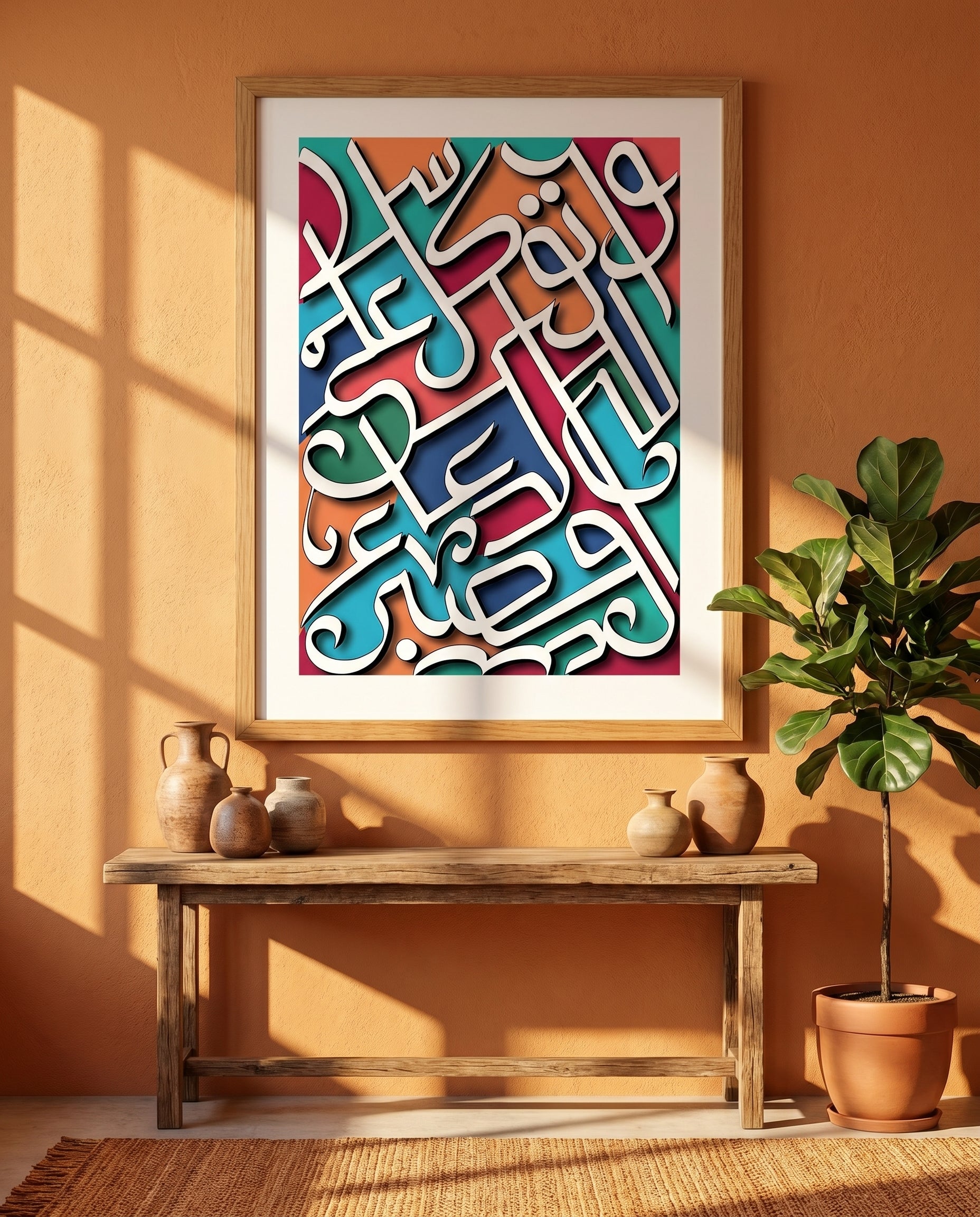 Tawakkul Dua Sabr Calligraphy Frame