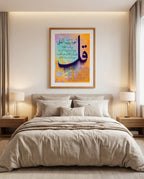Surah Falaq Arabic+English Frame