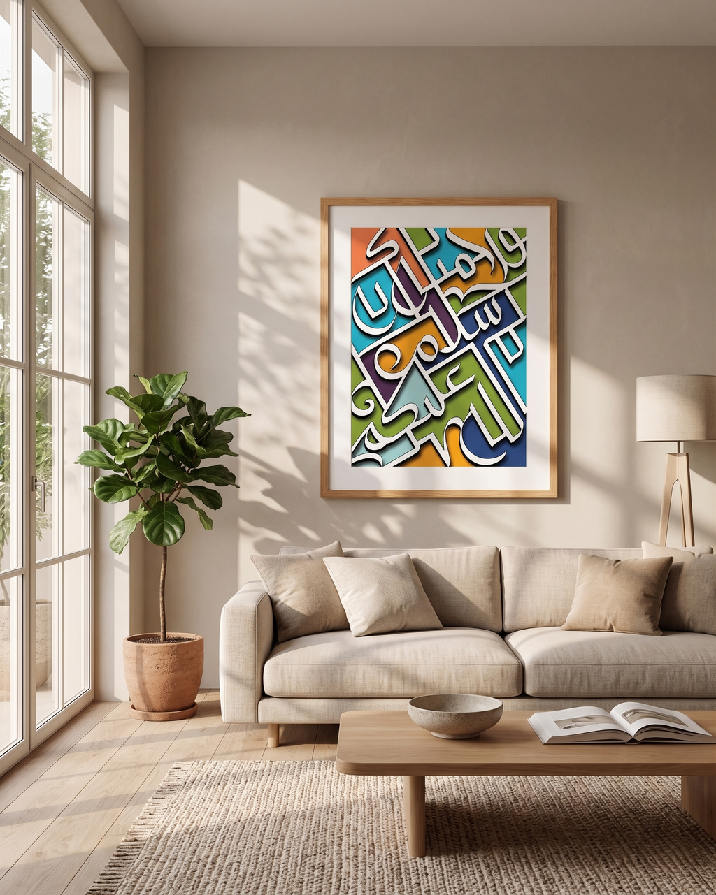 Salam Calligraphy Frame