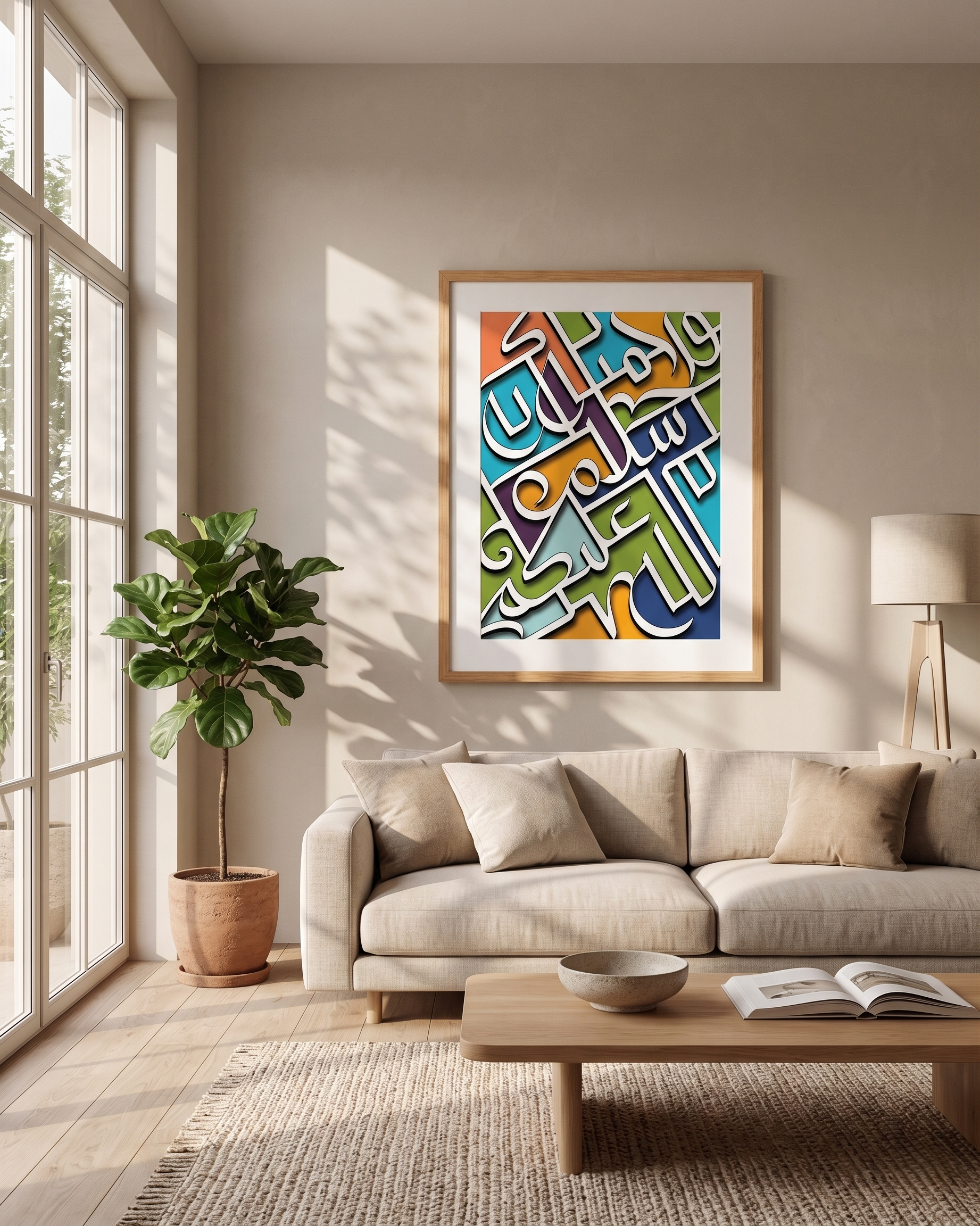 Salam Calligraphy Frame