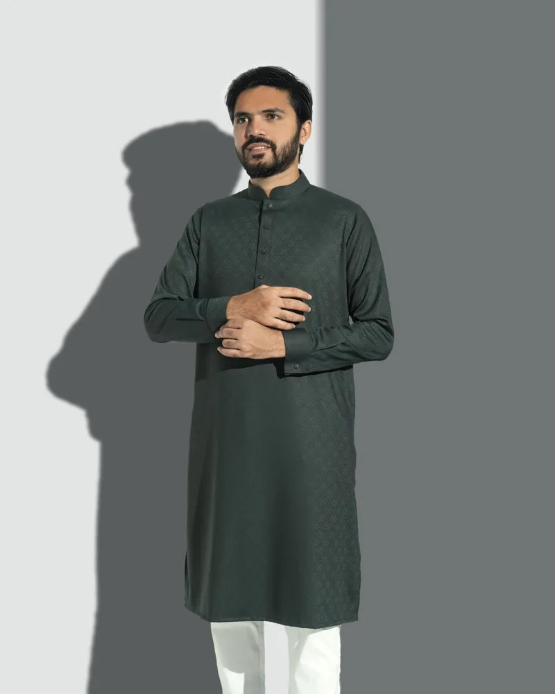 Supreme Panjabi | Deep Forest Green - M image