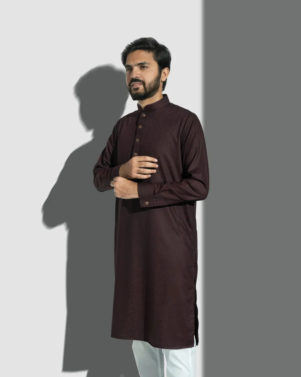 Supreme Panjabi | Mahagony Maroon image 4