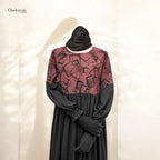 Ballerina Tuscan Red Premium Abaya image 1